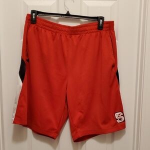 NC State 🌻 Athletic Shorts Red with Black and White Accents XL